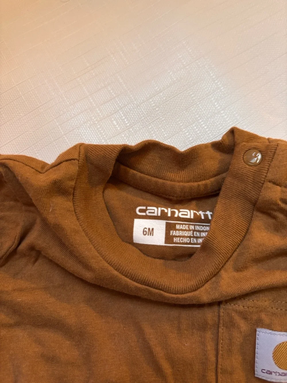 Carhartt Baby Short Sleeve Bodysuit bundle Brown & black - Picture 2 of 4